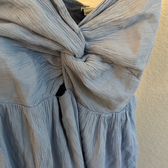 Aerie Soft Blue Maxi Dress with Thin Straps - Picture 4 of 10